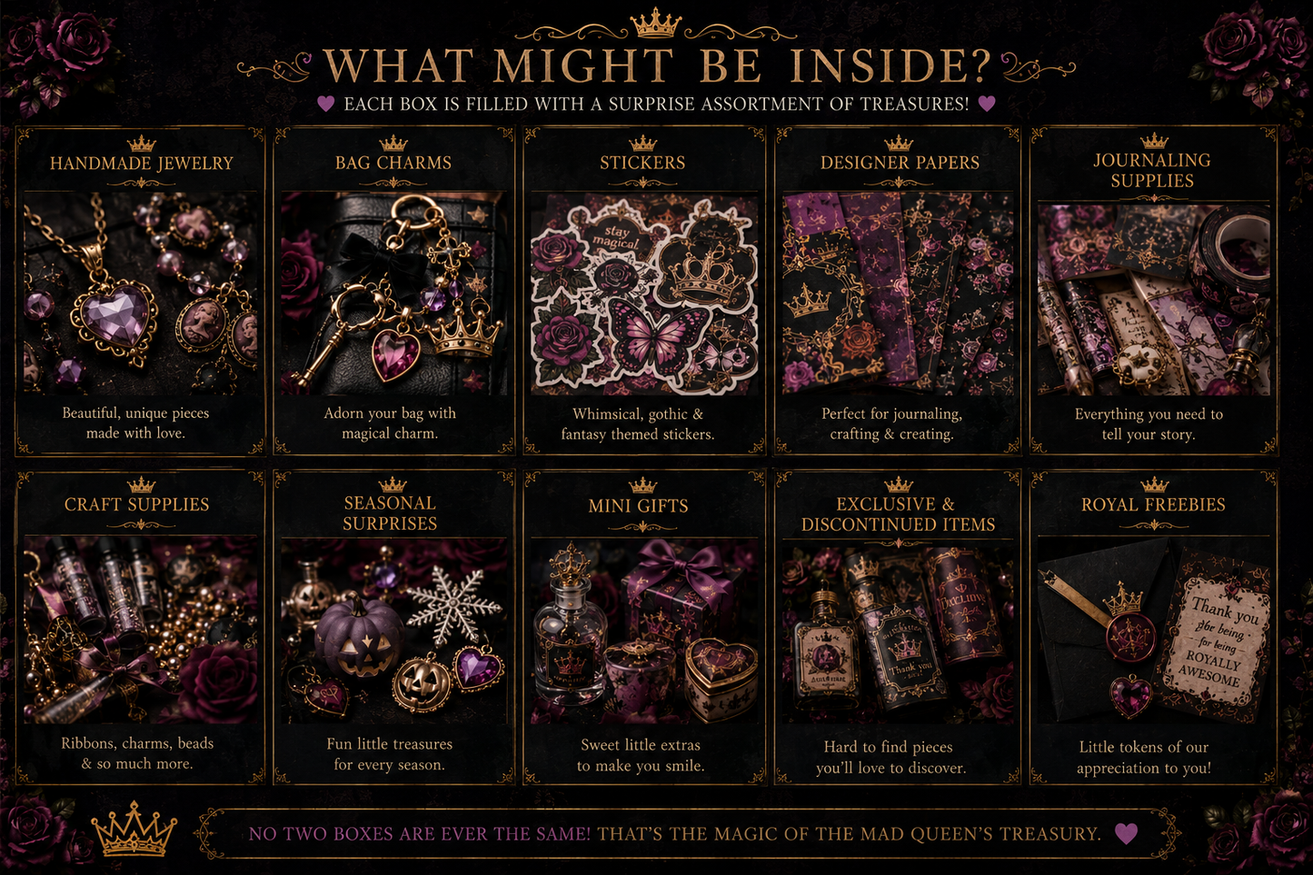 Royal Surplus Box – The Mad Queen’s Treasury Clearance
