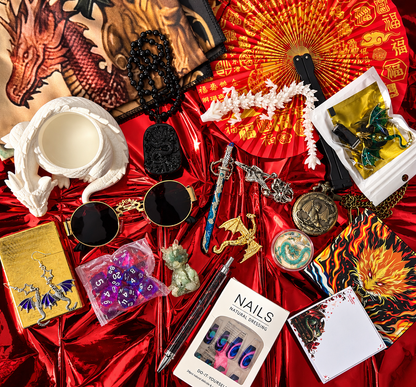 Dragon’s Hoard Curated Gift Box | Fantasy Dragon Gifts, Jewelry, Stickers & Stationery
