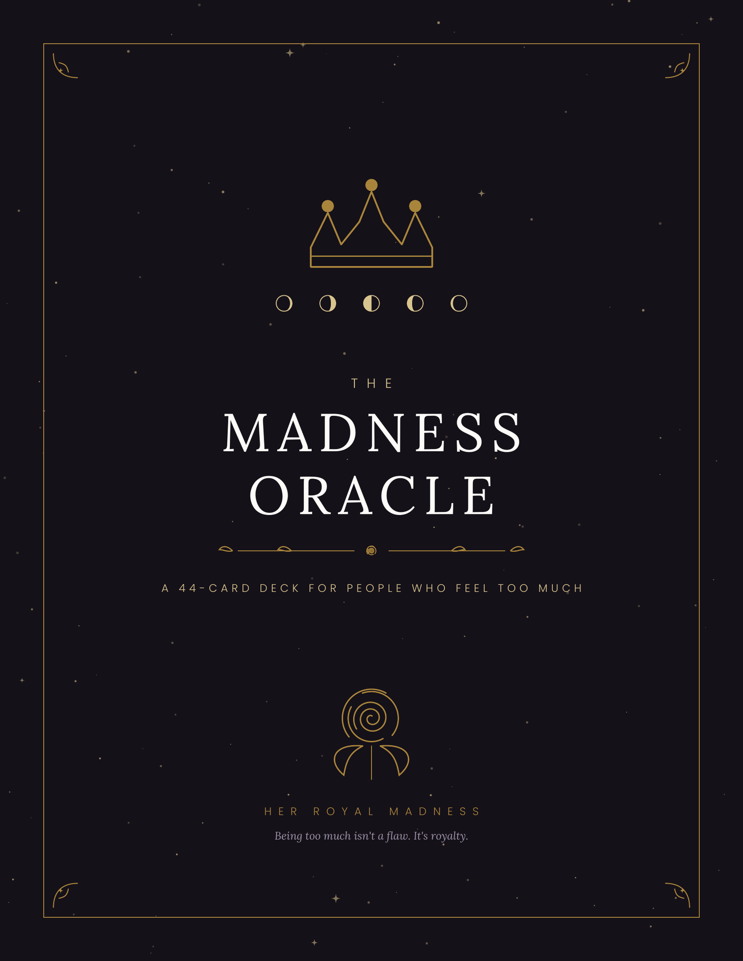 The Madness Oracle — A 44-Card Printable Deck