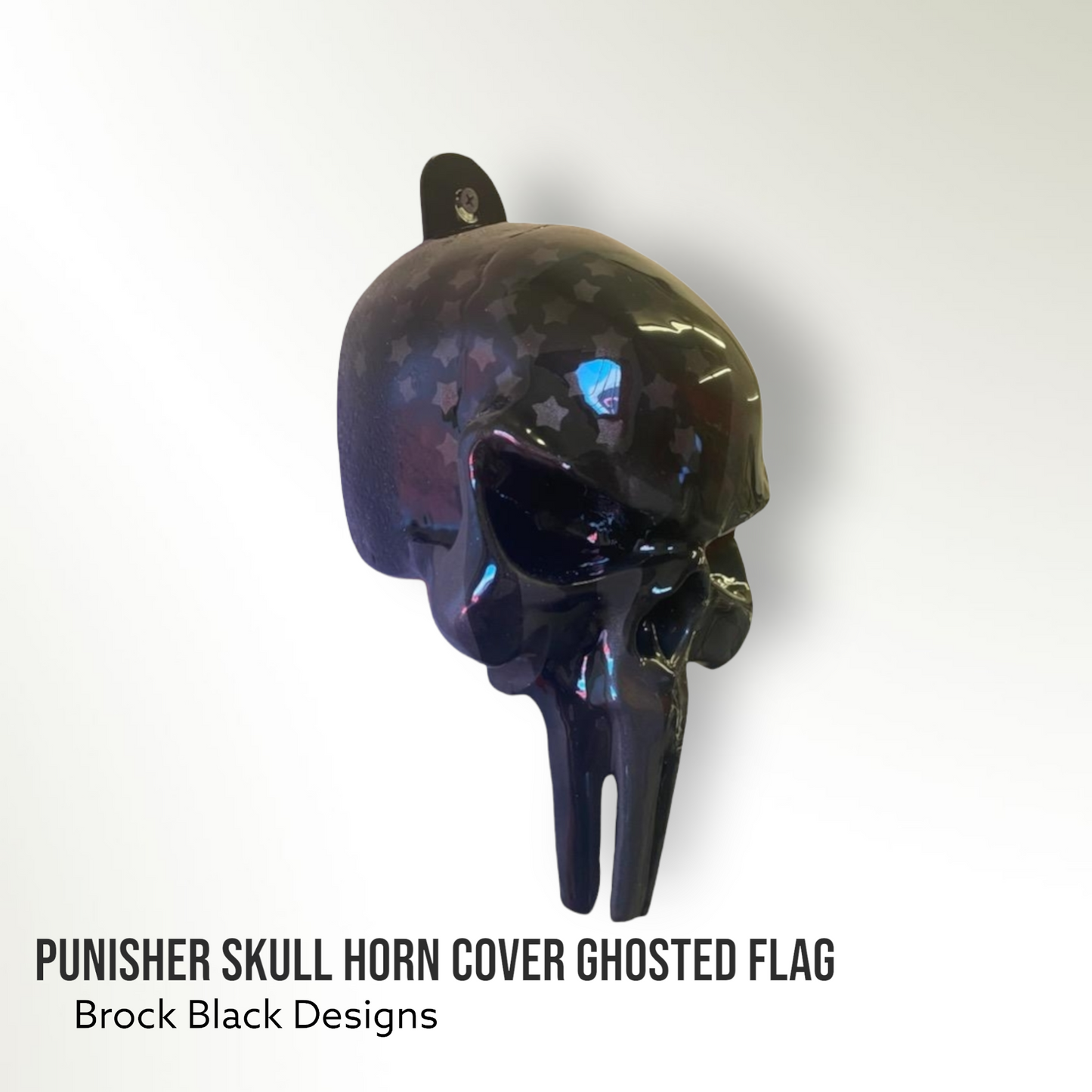 3D Punisher skull horn cover