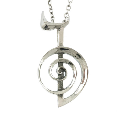 Reiki Cho Ku Rei Symbol Pendant, Handmade