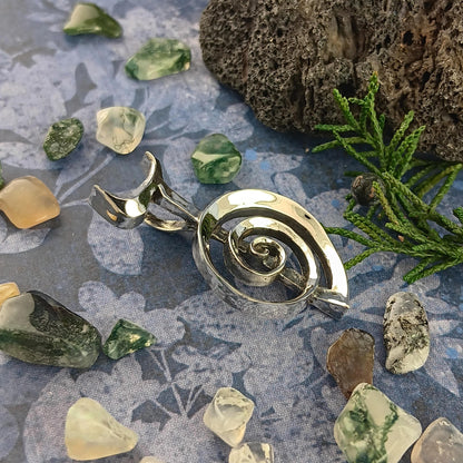 Reiki Cho Ku Rei Symbol Pendant, Handmade