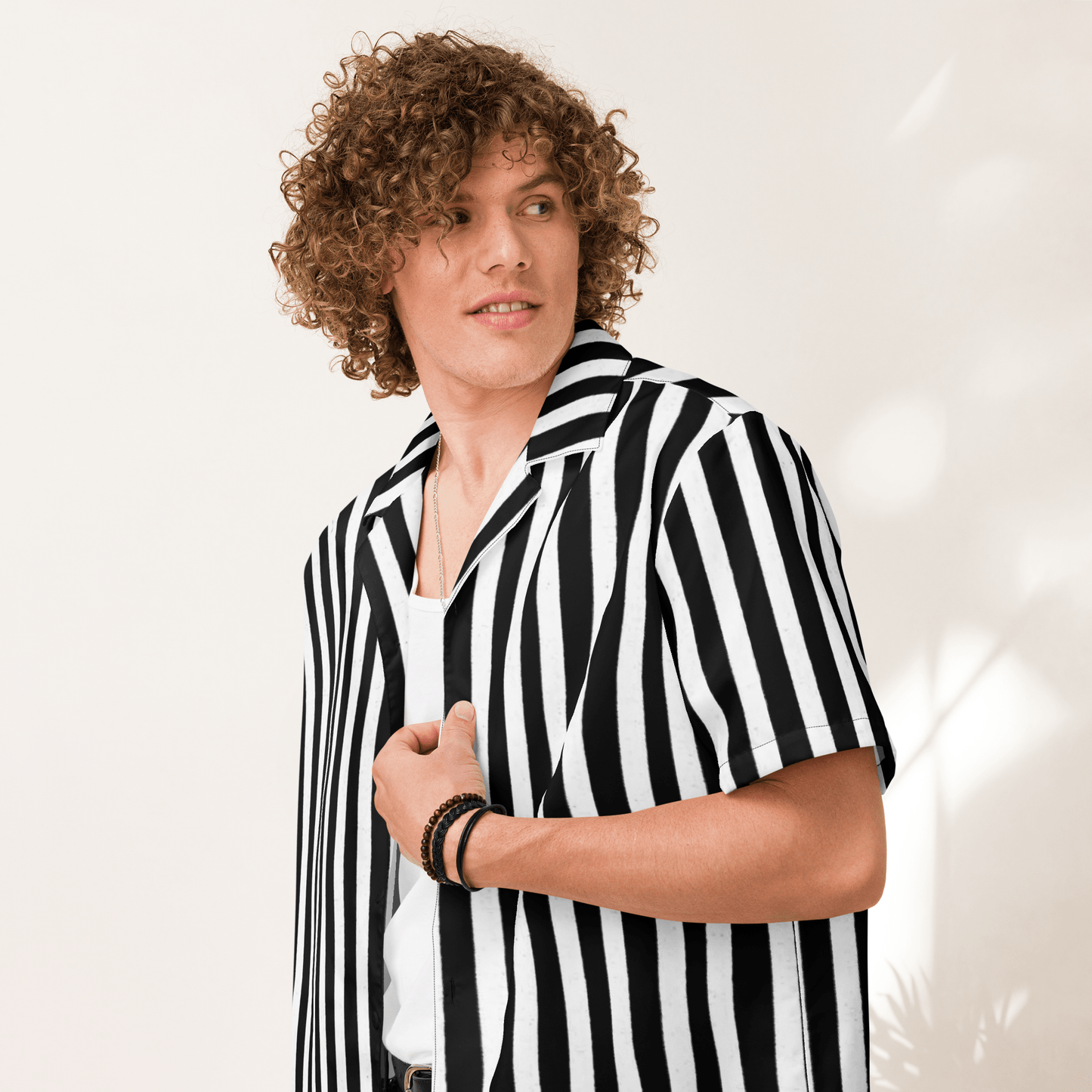 Bug Juice Boogie Striped Button-Up Shirt