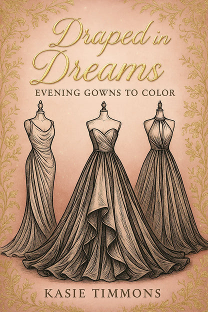 Draped in Dreams Coloring Book