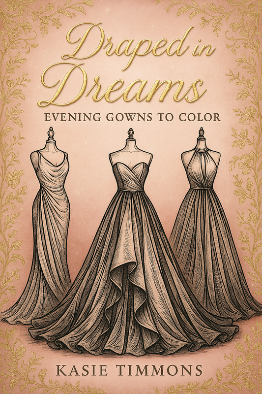 Draped in Dreams Coloring Book