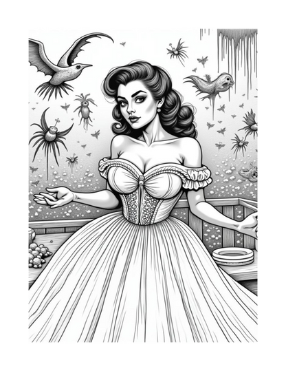 Cursed Housewife Club: Pretty in Peril Coloring Book