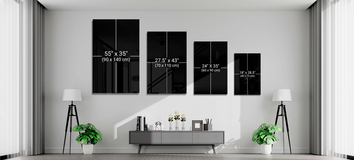 Skull Glass Wall Art