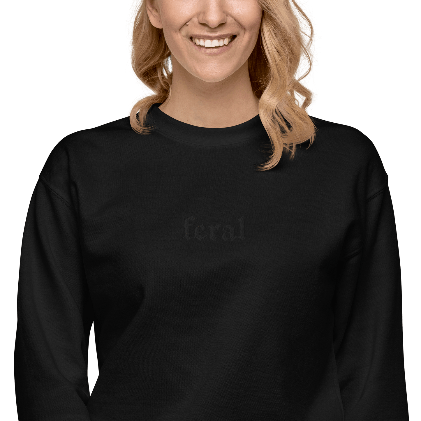 Feral Blackout Embroidered Sweatshirt