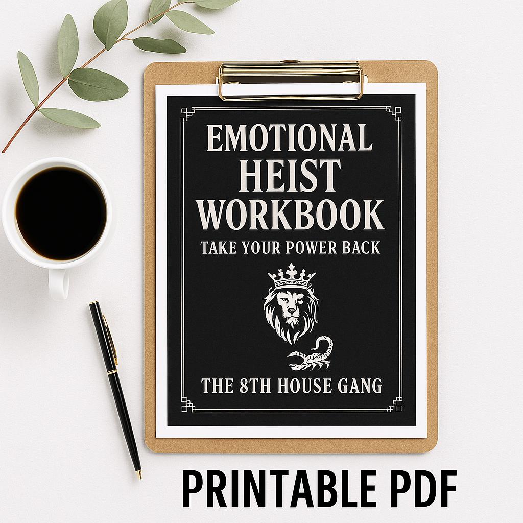 Emotional Escape Planner: Funny Self-Help Journal (PDF Printable)