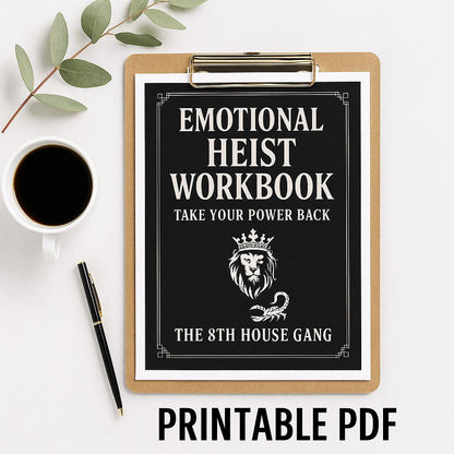 Emotional Escape Planner: Funny Self-Help Journal (PDF Printable)