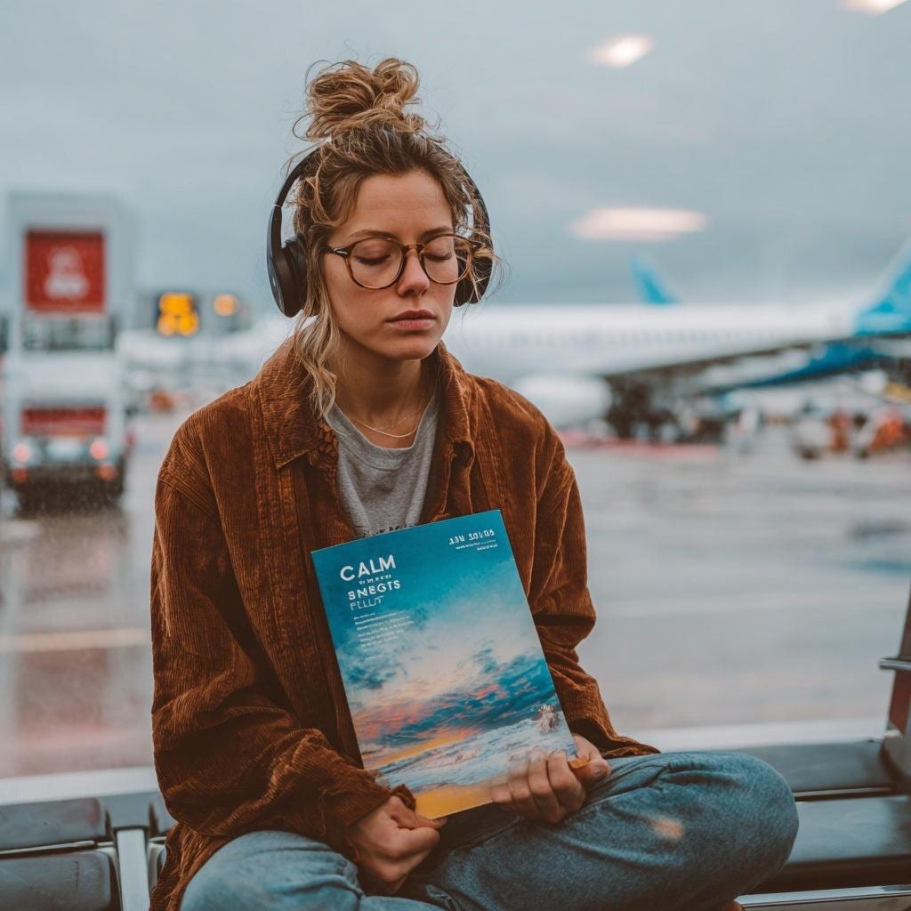 Flight Anxiety Guide: Printable Self-Help Toolkit (Digital Download)