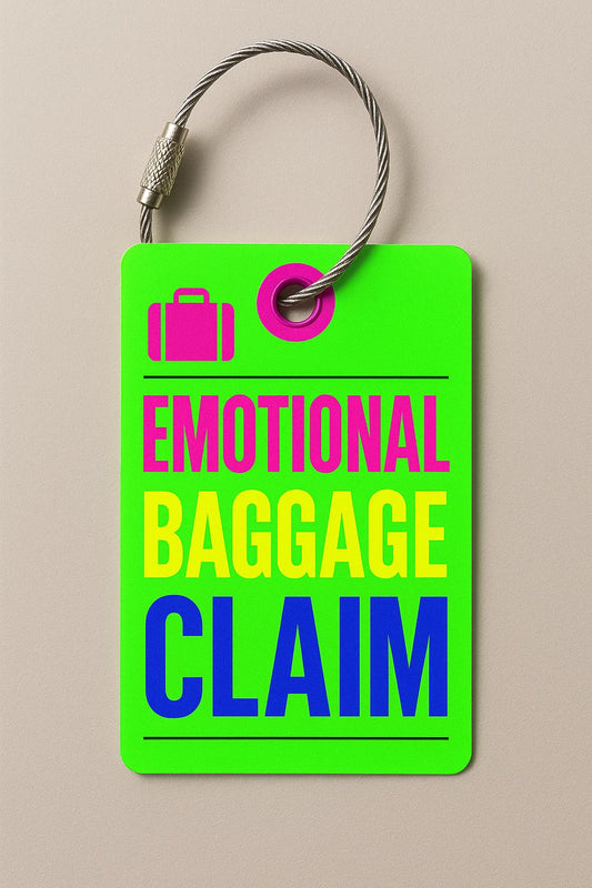 Funny Emotional Baggage Claim Luggage Tags: Printable Travel Accessory (PDF Download)