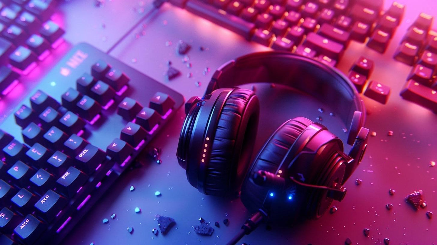 Battle Royale Sammelkartendeck: Neon Gamer Partyartikel (Digitaler Download, PDF & PNG