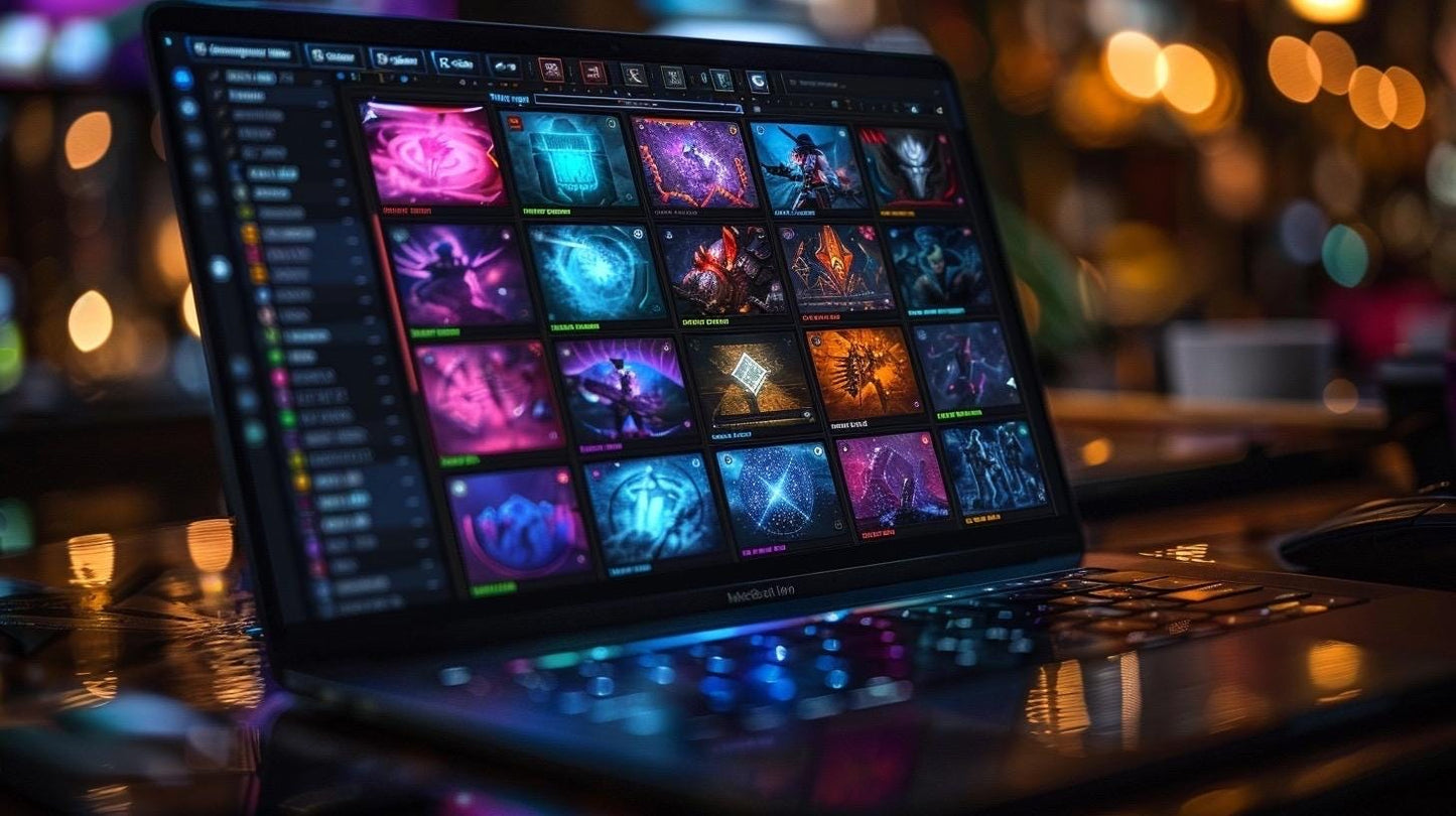 Battle Royale Sammelkartendeck: Neon Gamer Partyartikel (Digitaler Download, PDF & PNG