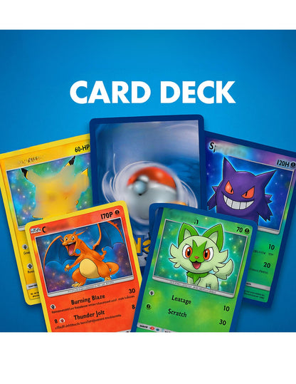 Printable Monster Battle Card Game: 55 Holographic Trading Cards (PDF Download