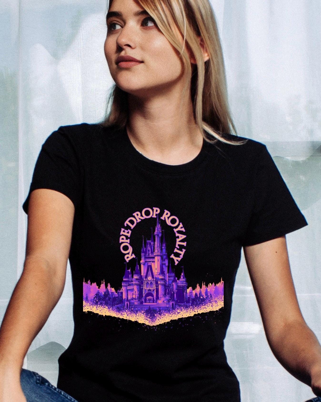 Lustiges Disney-Shirt SVG  Rope Drop Royalty  Cricut & Silhouette digitale Datei, Disney Urlaub DIY Shirt