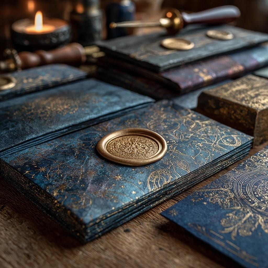 Designerpapier-Wundertüte: Gothic, Himmlisch, Neon – Scrapbook & Journal
