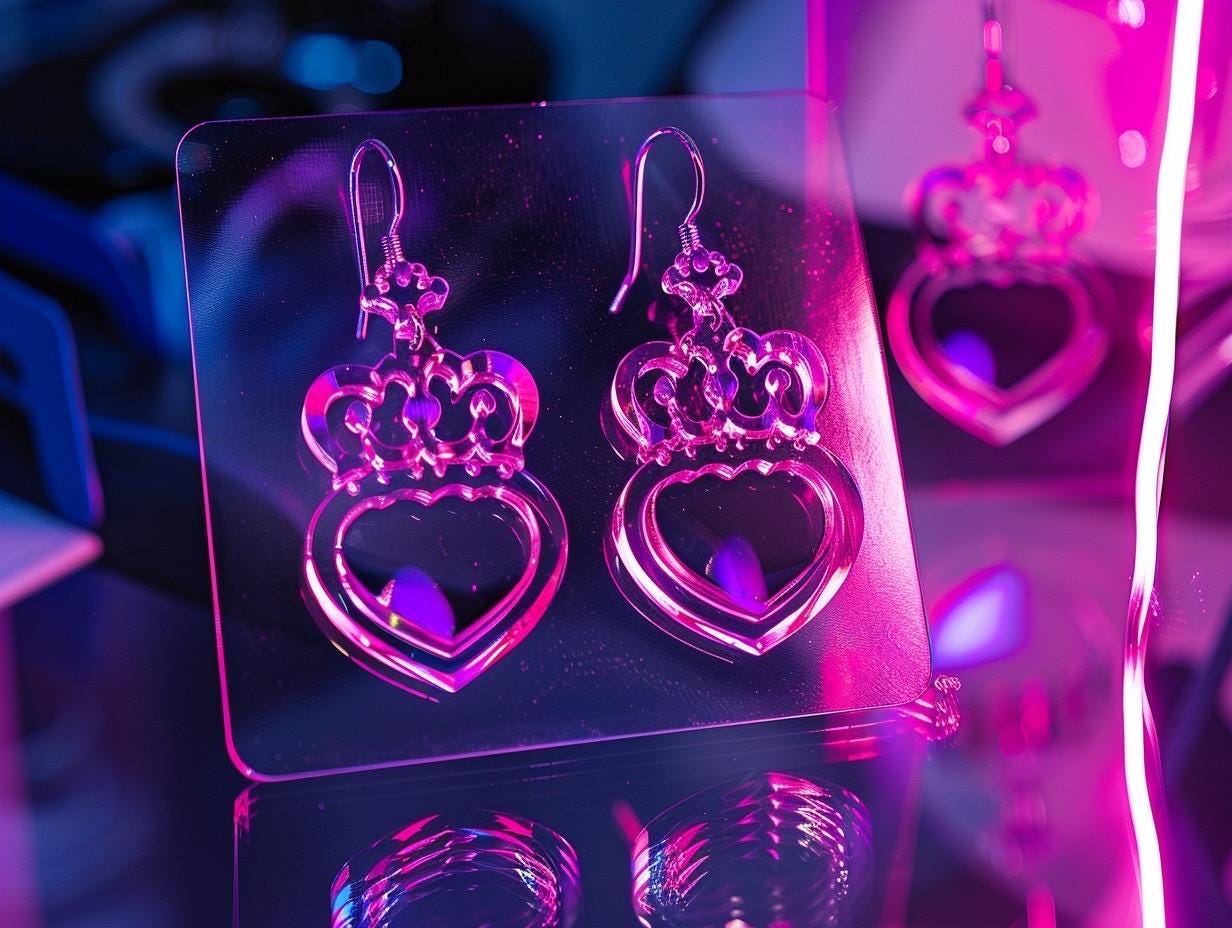 Mystery-Ohrringtasche: Handgemachtes Gothic-Boho-Überraschungs-Schmuckgeschenk