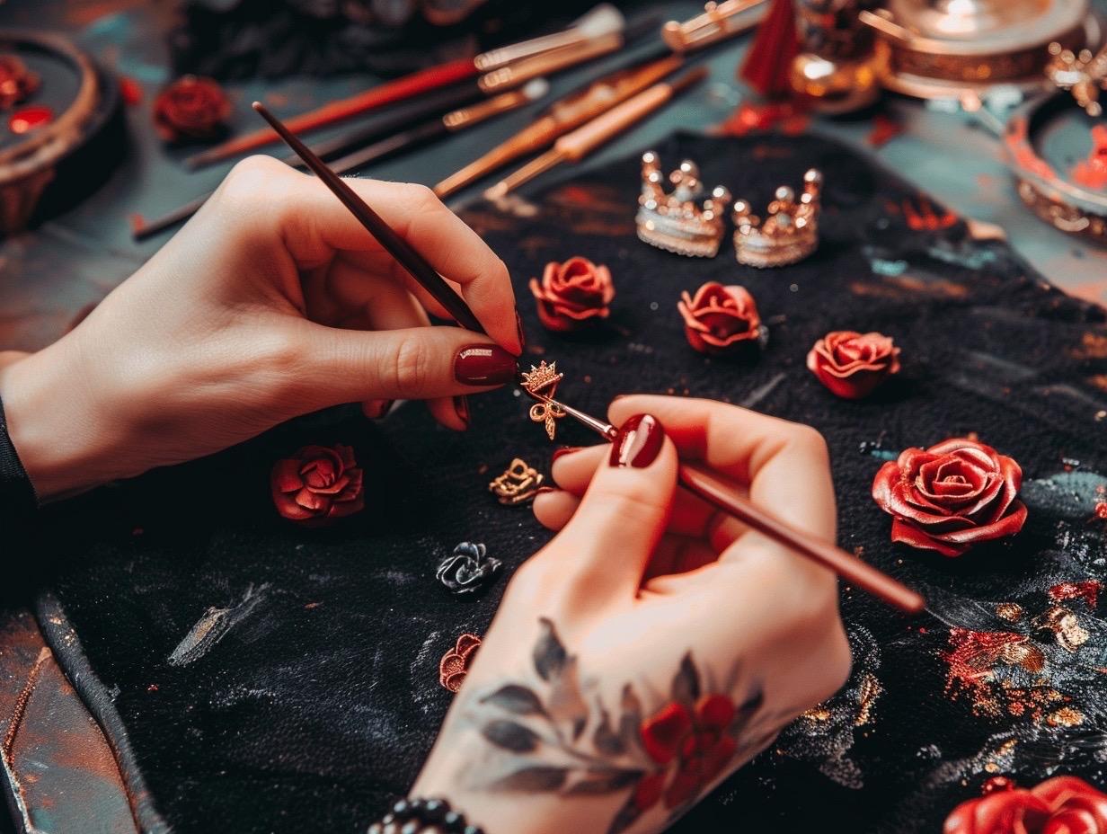 Mystery-Ohrringtasche: Handgemachtes Gothic-Boho-Überraschungs-Schmuckgeschenk
