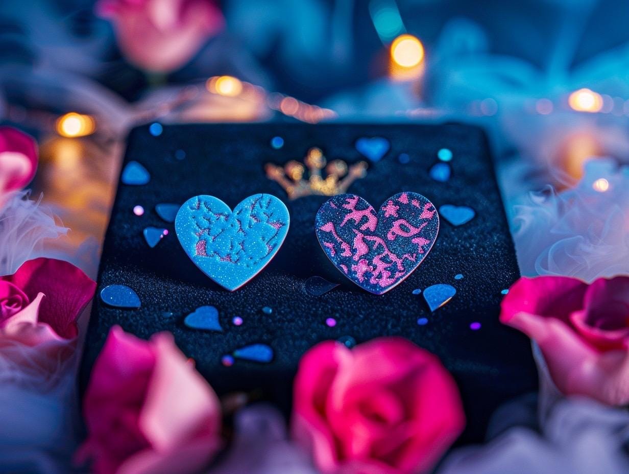 Mystery-Ohrringtasche: Handgemachtes Gothic-Boho-Überraschungs-Schmuckgeschenk
