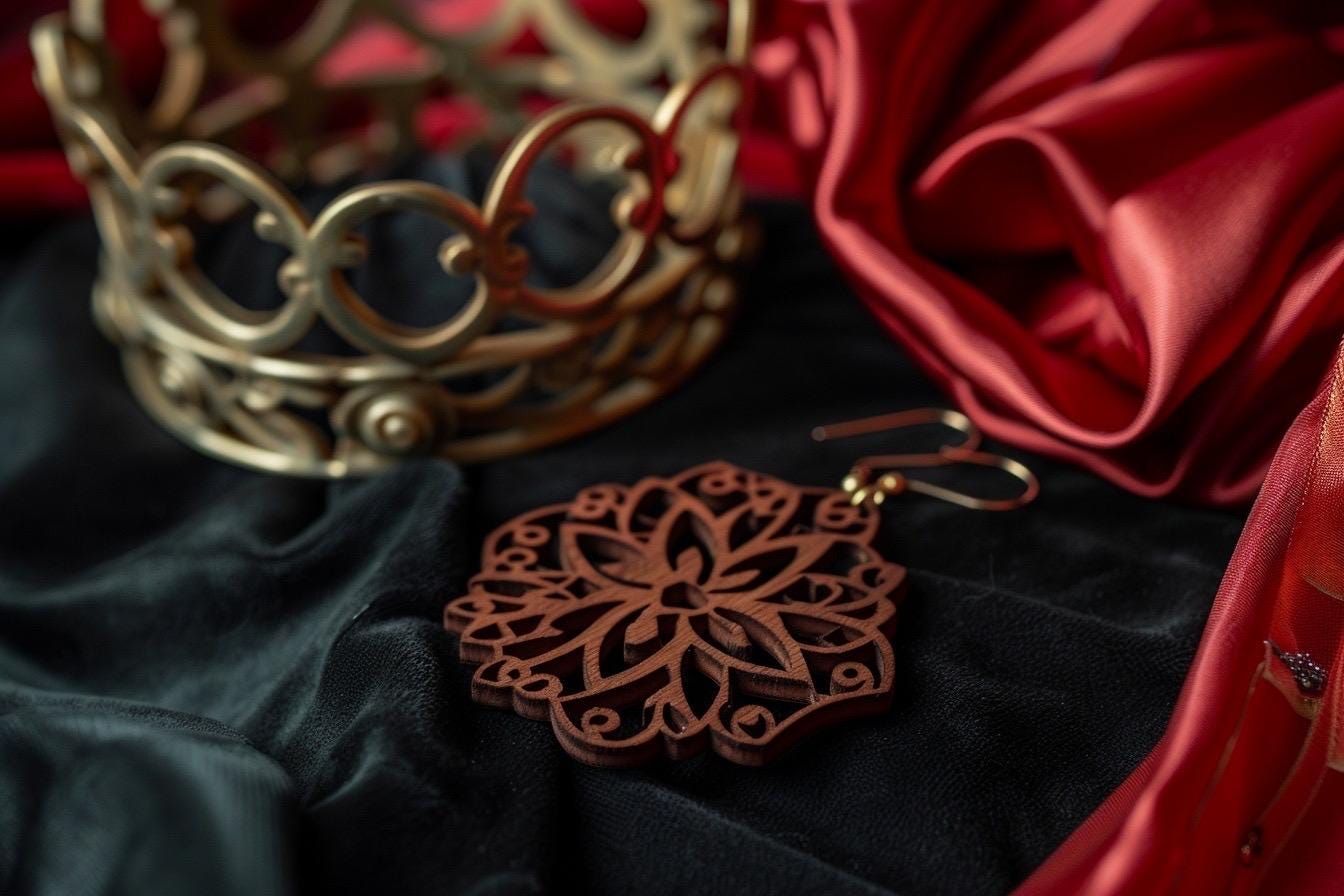 Mystery-Ohrringtasche: Handgemachtes Gothic-Boho-Überraschungs-Schmuckgeschenk