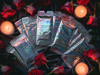 Gothic-Fantasy-Sticker-Paket: Holo- & Konturschnitt-Überraschungsbündel