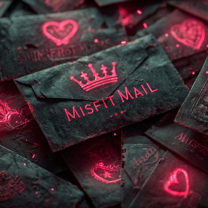 Misfit Mail Mini Mystery Pack | Random Leftover Stickers, Tags & Stationery Bits | Cheap Mystery Happy Mail Gift | Pen Pal Surprise