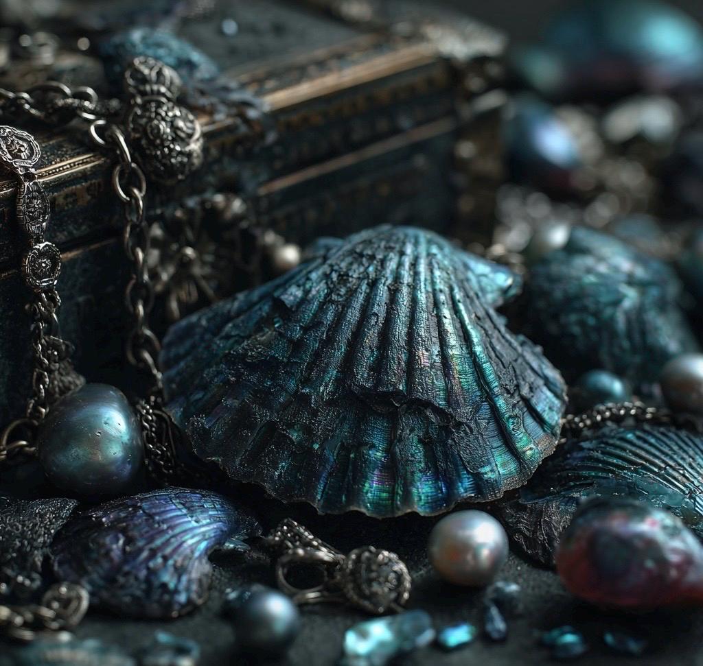 Siren of Chaos Mystery Box | Dark Mermaidcore & Ocean Aesthetic Geschenkset | Gothic Siren Accessoires, schimmernde Perlen, Sea Witch Vibe