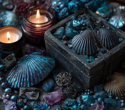 Siren of Chaos Mystery Box | Dark Mermaidcore & Ocean Aesthetic Geschenkset | Gothic Siren Accessoires, schimmernde Perlen, Sea Witch Vibe