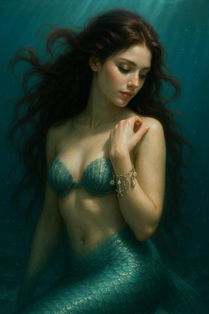 Siren of Chaos Mystery Box | Dark Mermaidcore & Ocean Aesthetic Geschenkset | Gothic Siren Accessoires, schimmernde Perlen, Sea Witch Vibe