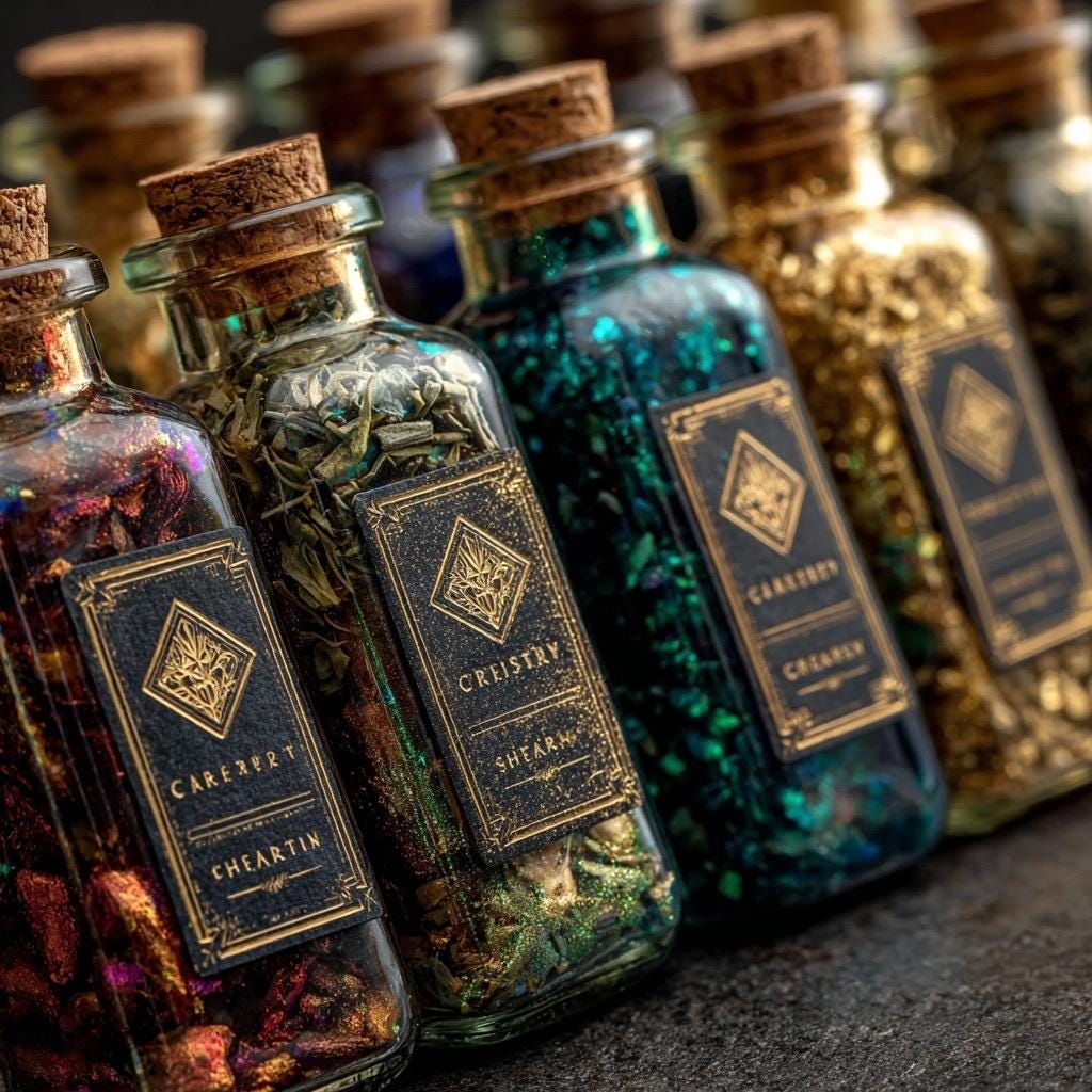 Enchanted Alchemist Witch Box  Deluxe Ritual Kit with Tarot Cards