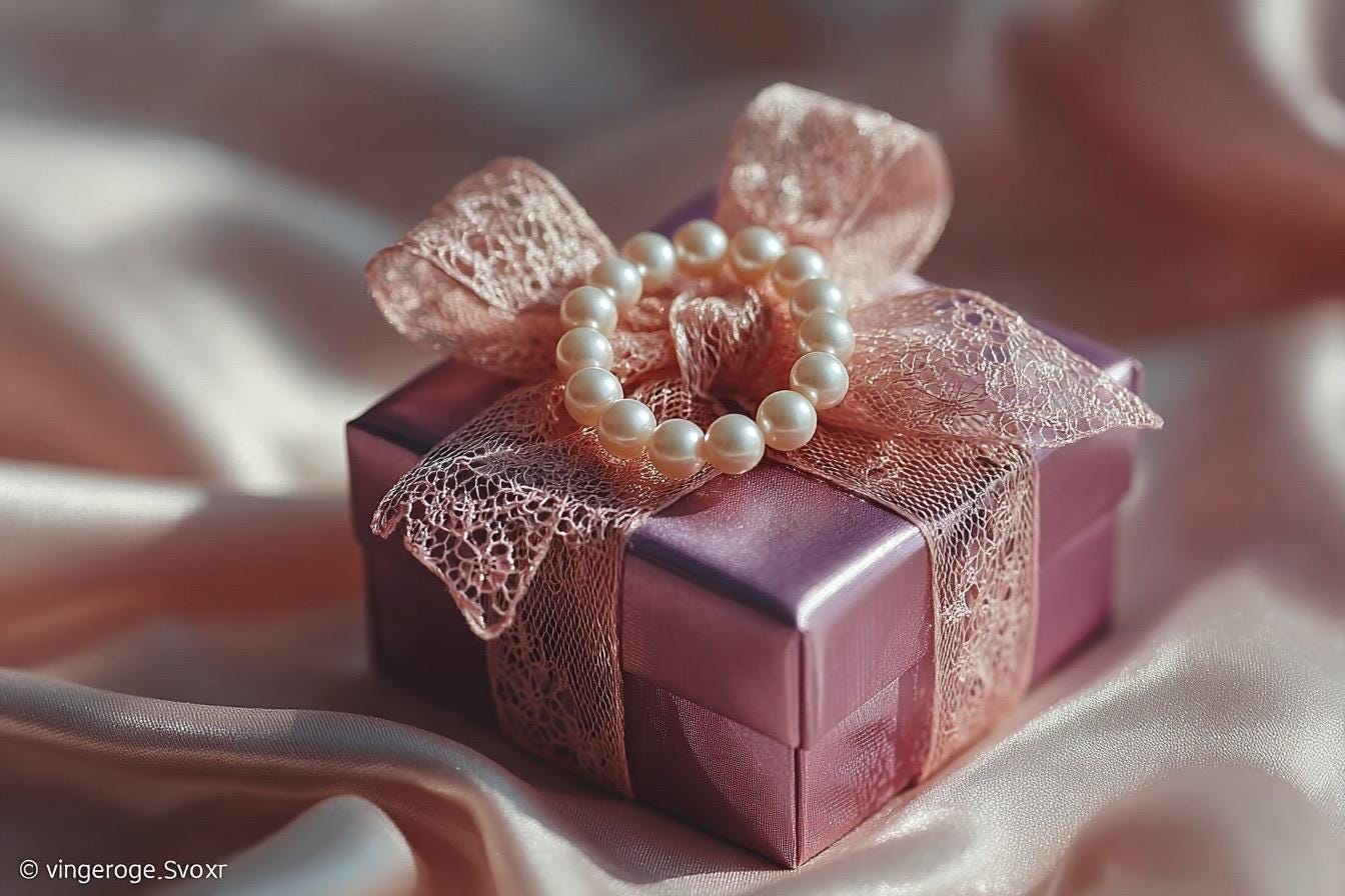 Coquette Mystery Box  Pearl Jewelry, Bows & Romantic Accessories