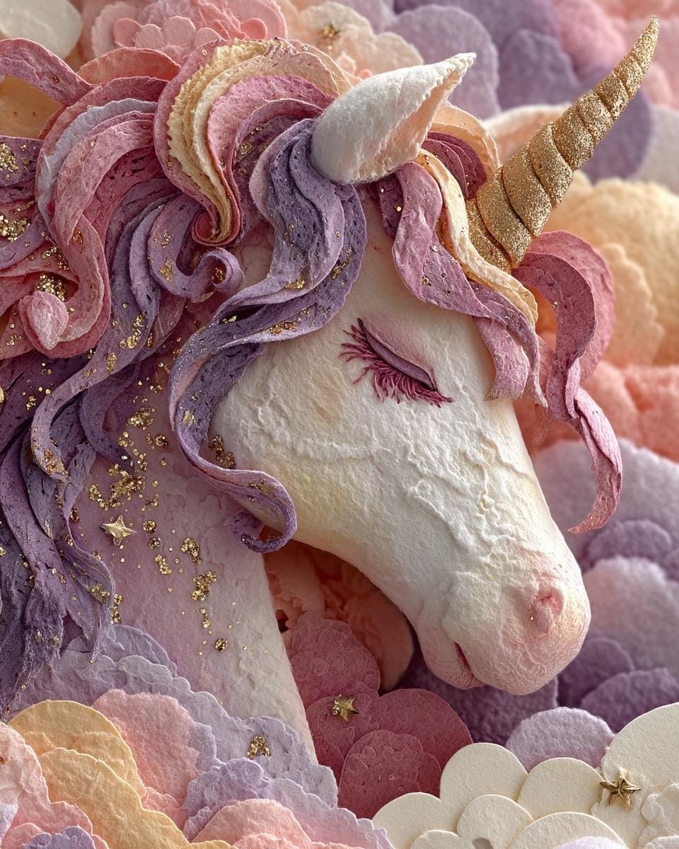 Einhorn-Schreibwaren-Überraschungspaket | Kawaii Pastell-Regenbogen-Bündel