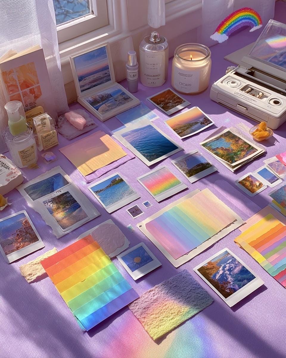Einhorn-Schreibwaren-Überraschungspaket | Kawaii Pastell-Regenbogen-Bündel