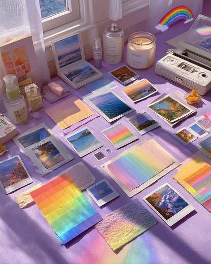 Einhorn-Schreibwaren-Überraschungspaket | Kawaii Pastell-Regenbogen-Bündel