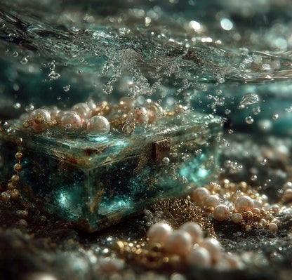 Siren of Chaos Mystery Box | Dark Mermaidcore & Ocean Aesthetic Geschenkset | Gothic Siren Accessoires, schimmernde Perlen, Sea Witch Vibe