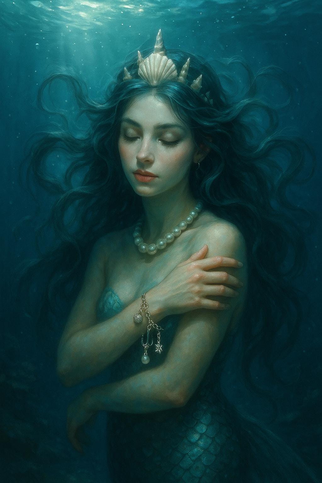 Siren of Chaos Mystery Box | Dark Mermaidcore & Ocean Aesthetic Geschenkset | Gothic Siren Accessoires, schimmernde Perlen, Sea Witch Vibe