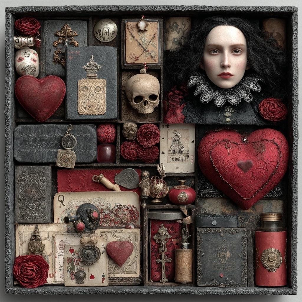 Gothic Craft Box  Dark Academia, Witchy Art Supplies DIY Kit