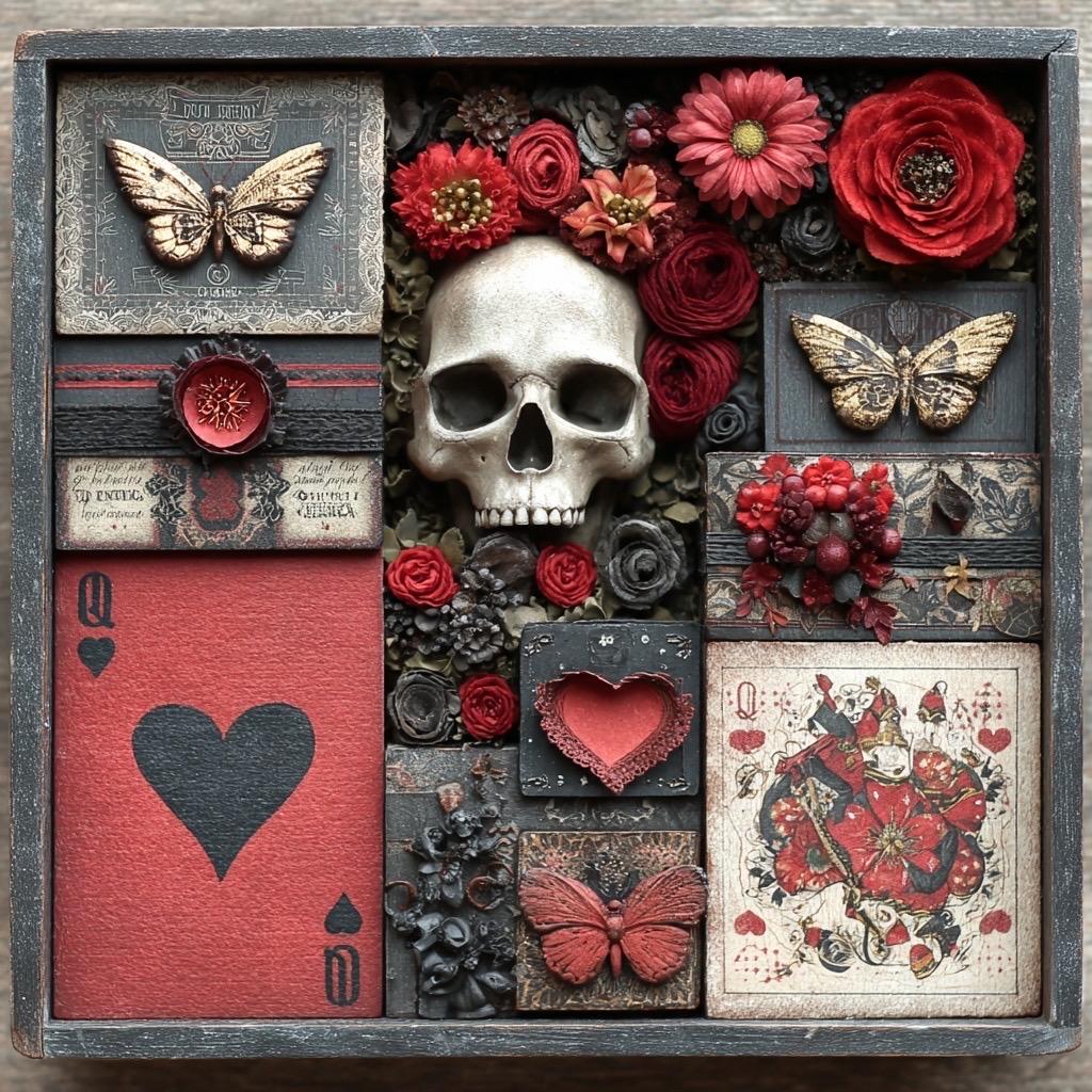 Gothic Craft Box  Dark Academia, Witchy Art Supplies DIY Kit