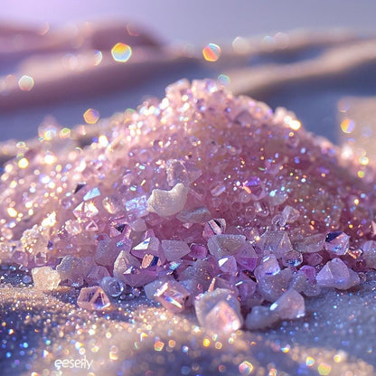 White Crystal Chips  Raw Geode Fragments for Moon Magic, Spell Jars, Resin Art, Candle Topping, Witch Supplies