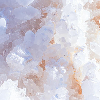 White Crystal Chips  Raw Geode Fragments for Moon Magic, Spell Jars, Resin Art, Candle Topping, Witch Supplies