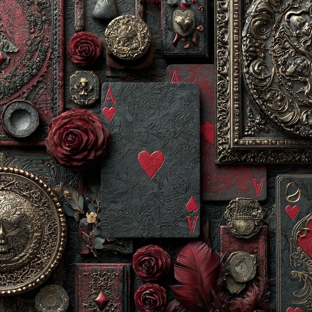 Mystery Gothic Craft Box + DIY Projektset Dunkle Künste Basteln, Hexen-Ephemera, Gothic DIY Kit, HRM Kuratierte Makabre Box