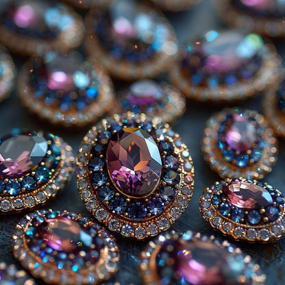 Crystal & Rhinestone Jewelry Box  Gothic Glam, Witchy Sparkle, Curated Chaos Surprise