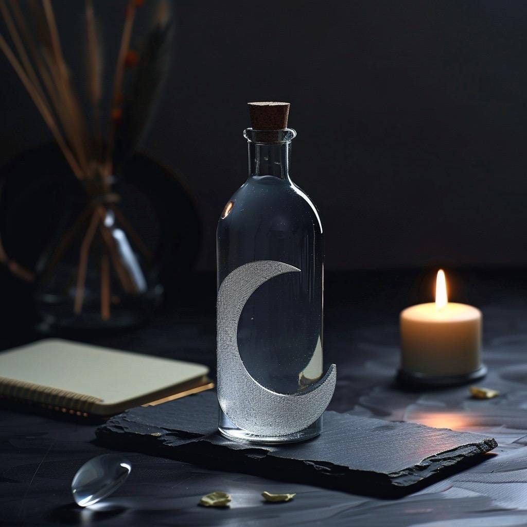 Current LUNAR PHASE Moon Water