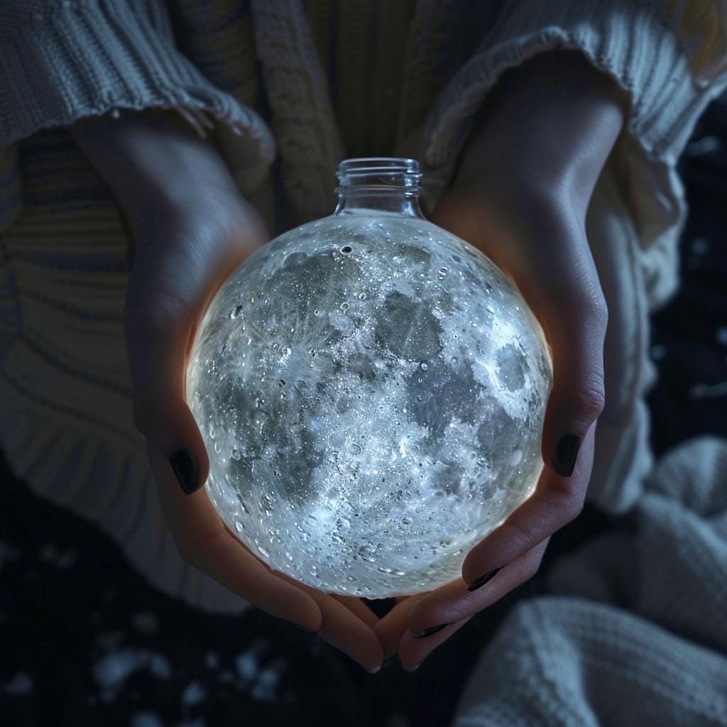 Current LUNAR PHASE Moon Water