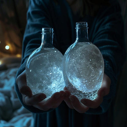 Moon Water Ritual Set | 2 Bottles | Current Lunar Phase | Charged Ritual Water | Witchy Altar Supply | Free US Shipping
