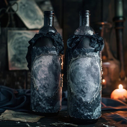 Moon Water Ritual Set | 2 Bottles | Current Lunar Phase | Charged Ritual Water | Witchy Altar Supply | Free US Shipping