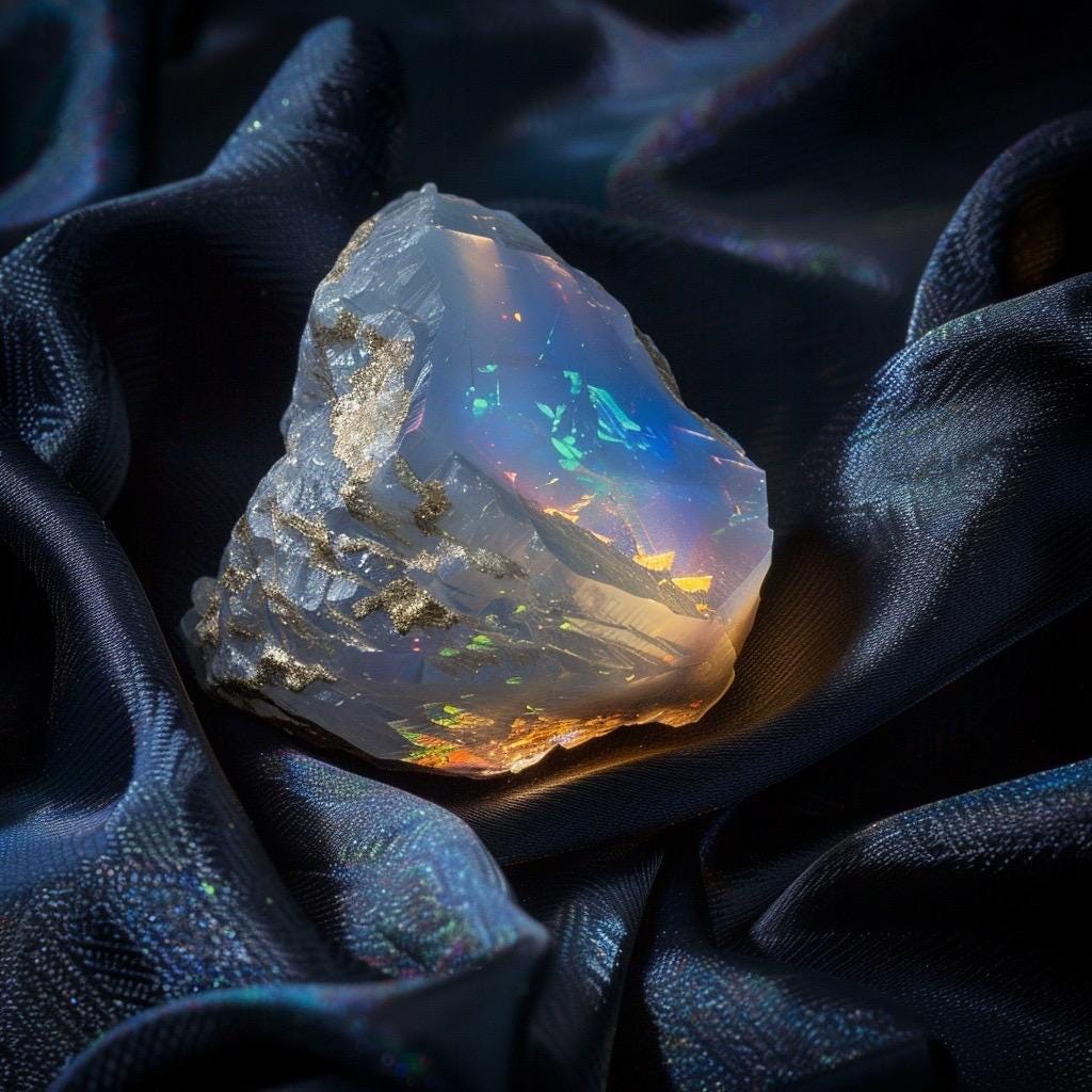 Crystal  Mystery Teaser Bag | Tiny  Stones | Witchy Pocket Crystals | Curated  Gift