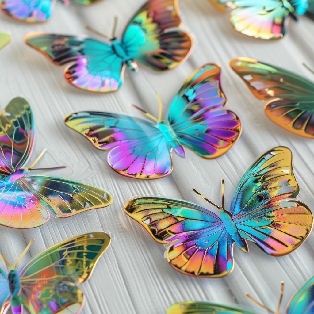 Butterfly Mystery Box  Curated Butterfly Gifts, Trinkets, Stickers & Whimsical Surprises, Nature Inspired Mystery Gift Box