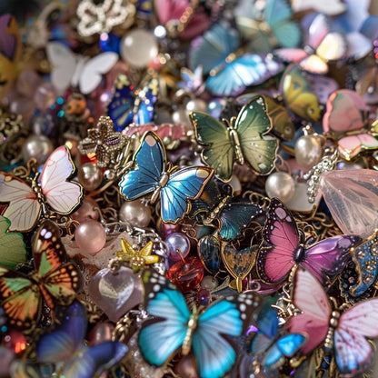 Butterfly Mystery Box  Curated Butterfly Gifts, Trinkets, Stickers & Whimsical Surprises, Nature Inspired Mystery Gift Box